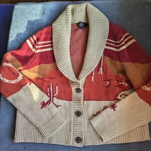Pendleton Western Women's Sweater, Size Large